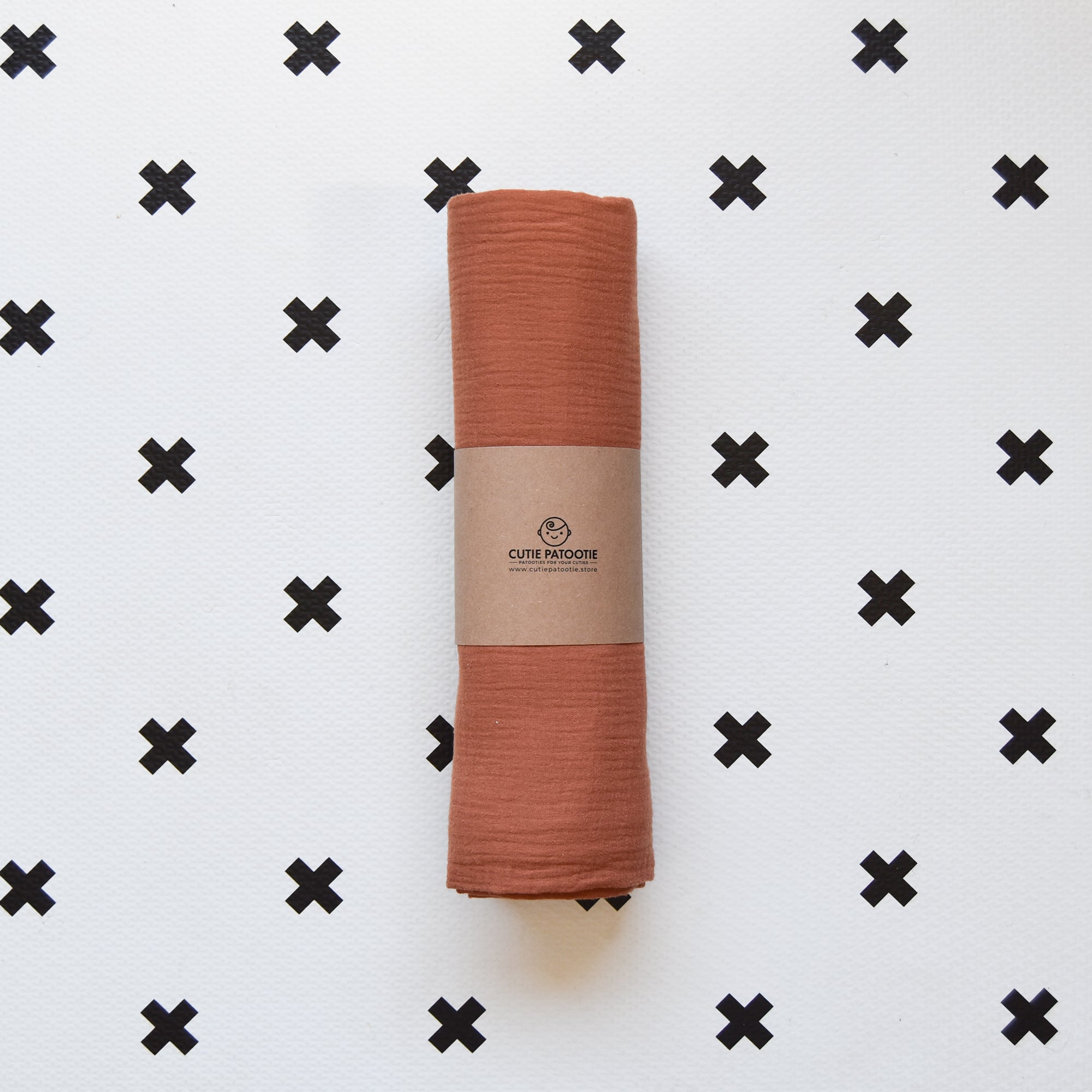 Burnt orange outlet swaddle