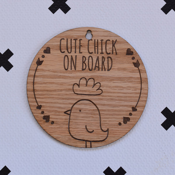 Cute Chick - Baby on Board
