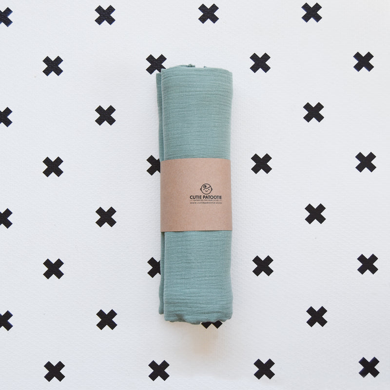 Sage Muslin Swaddle