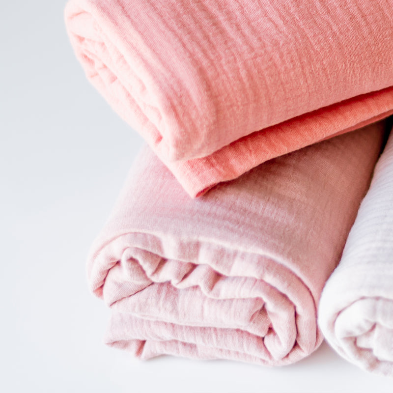 Rose Pink Muslin Swaddle